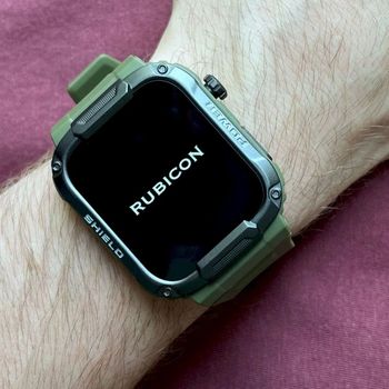 Zegarek męski Smartwatch Rubicon na pasku wojskowy RNCF07 z rozmowami. Zegarek sportowy smartwatch. Zegarek z powiadomieniami. Zegarek Rubicon smartwatch męski. Zegarek smartwatch wojskowy idealny na prezent (2).jpg